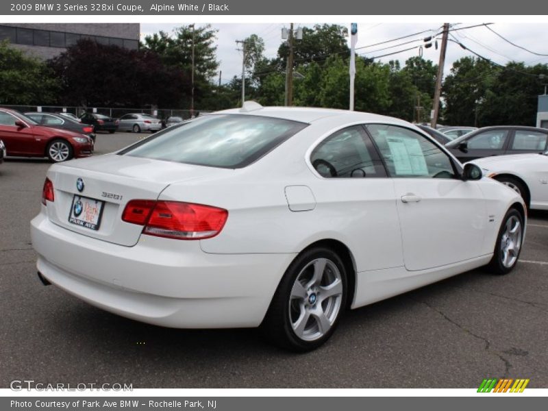 Alpine White / Black 2009 BMW 3 Series 328xi Coupe