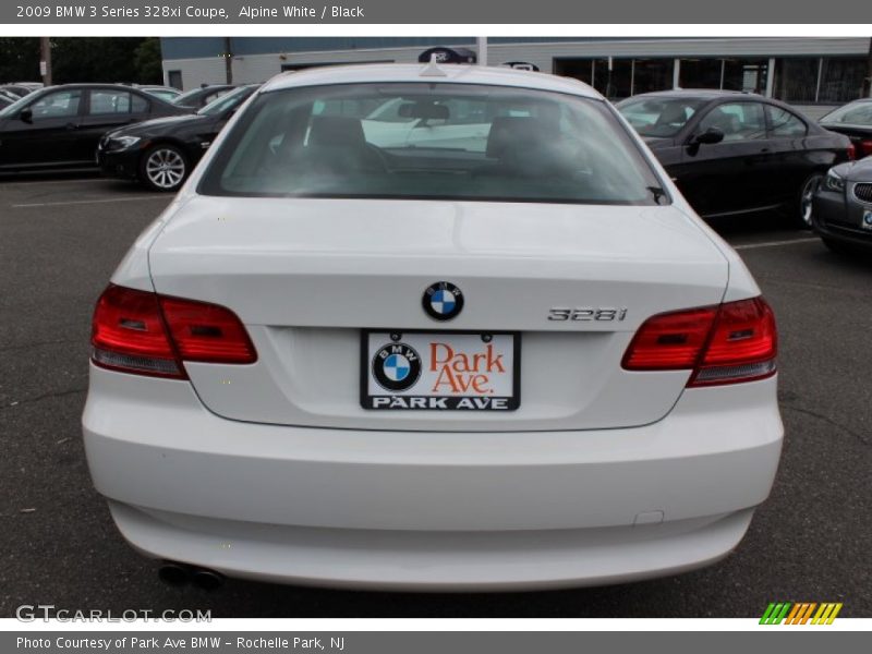 Alpine White / Black 2009 BMW 3 Series 328xi Coupe