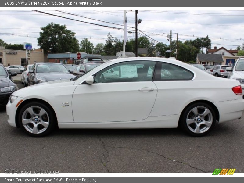 Alpine White / Black 2009 BMW 3 Series 328xi Coupe