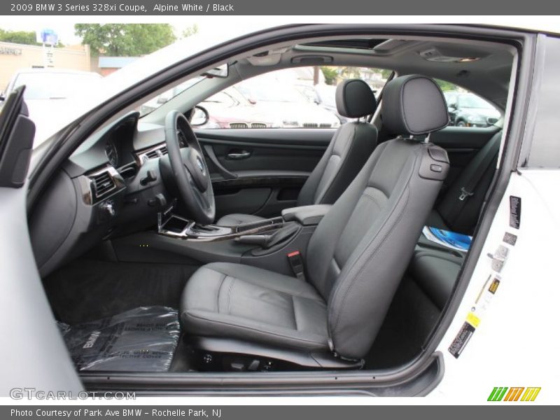 Alpine White / Black 2009 BMW 3 Series 328xi Coupe