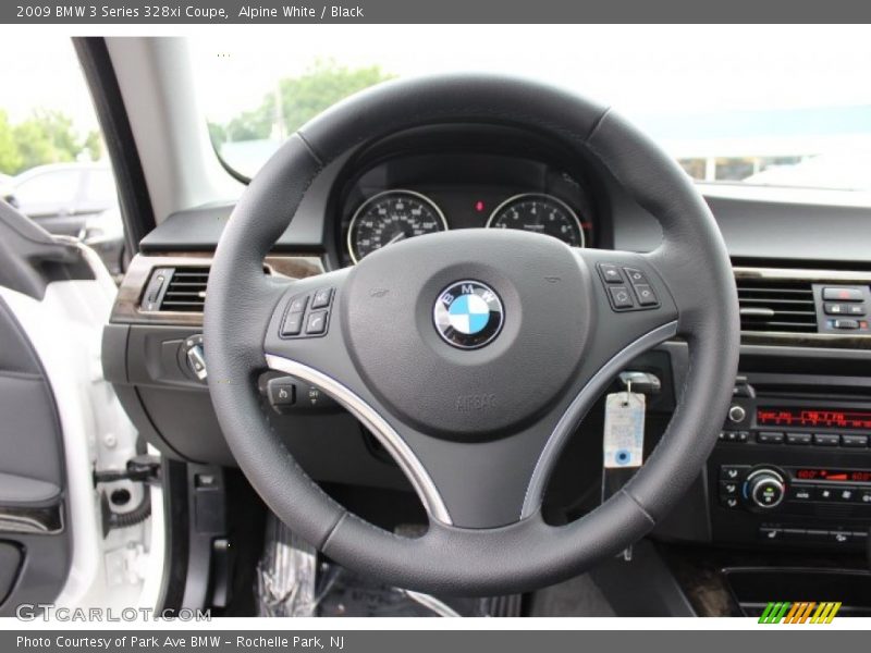 Alpine White / Black 2009 BMW 3 Series 328xi Coupe