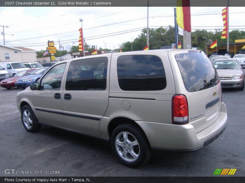 Gold Mist Metallic / Cashmere 2007 Chevrolet Uplander LS