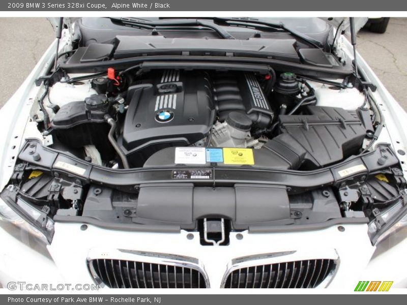 Alpine White / Black 2009 BMW 3 Series 328xi Coupe