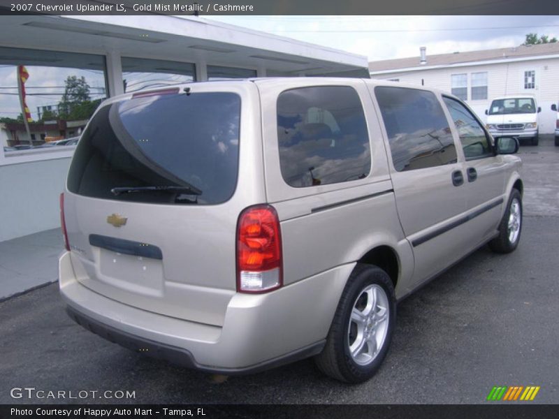 Gold Mist Metallic / Cashmere 2007 Chevrolet Uplander LS