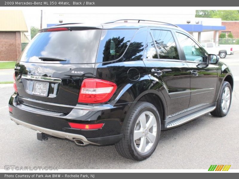 Black / Black 2009 Mercedes-Benz ML 350 4Matic