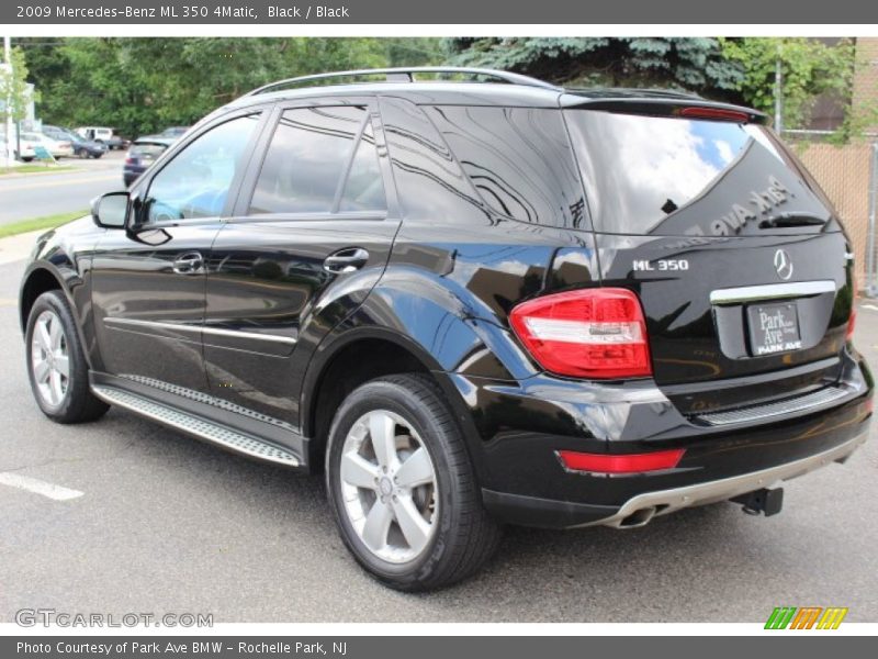 Black / Black 2009 Mercedes-Benz ML 350 4Matic