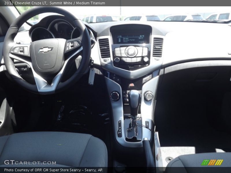 Summit White / Medium Titanium 2012 Chevrolet Cruze LT