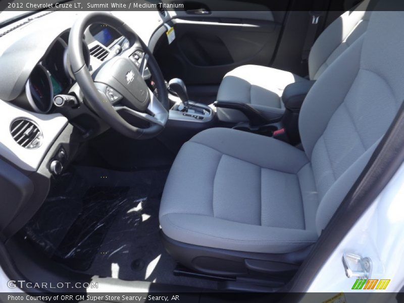 Summit White / Medium Titanium 2012 Chevrolet Cruze LT