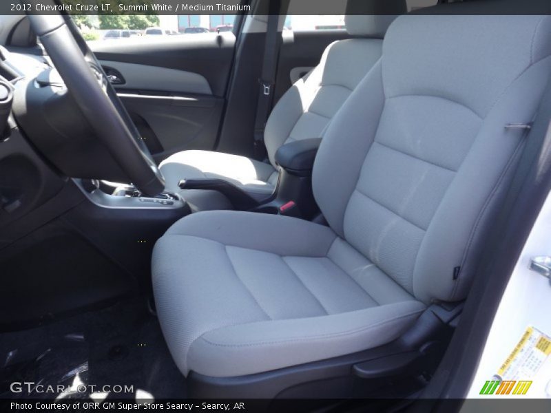 Summit White / Medium Titanium 2012 Chevrolet Cruze LT