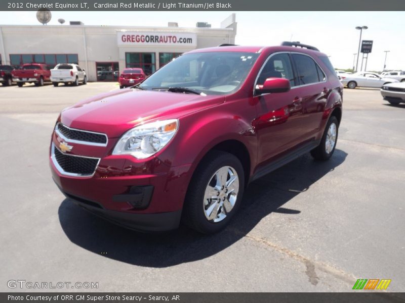 Cardinal Red Metallic / Light Titanium/Jet Black 2012 Chevrolet Equinox LT