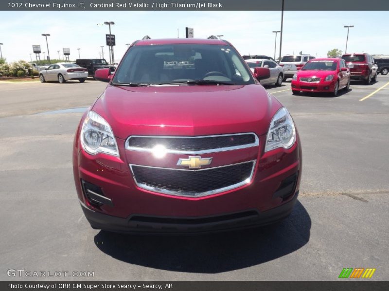 Cardinal Red Metallic / Light Titanium/Jet Black 2012 Chevrolet Equinox LT