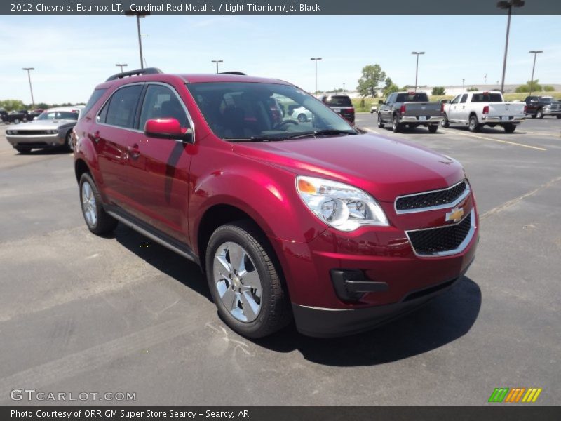 Cardinal Red Metallic / Light Titanium/Jet Black 2012 Chevrolet Equinox LT