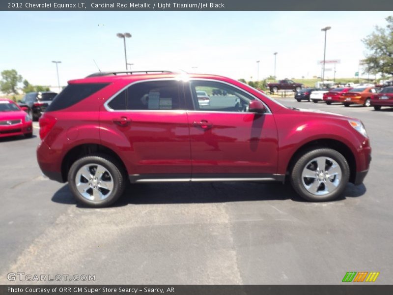 Cardinal Red Metallic / Light Titanium/Jet Black 2012 Chevrolet Equinox LT
