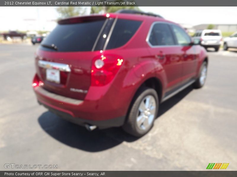 Cardinal Red Metallic / Light Titanium/Jet Black 2012 Chevrolet Equinox LT