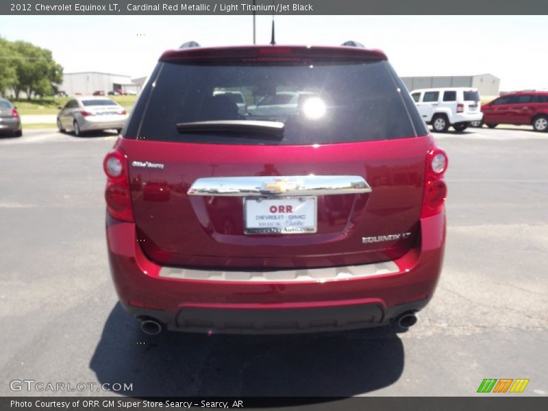 Cardinal Red Metallic / Light Titanium/Jet Black 2012 Chevrolet Equinox LT