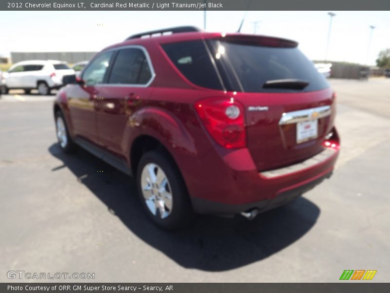 Cardinal Red Metallic / Light Titanium/Jet Black 2012 Chevrolet Equinox LT