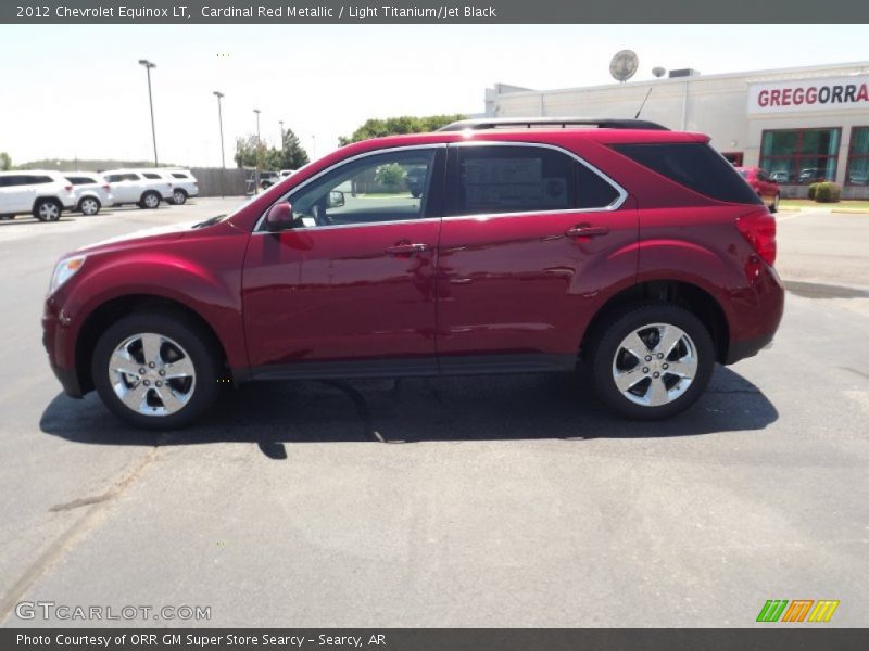 Cardinal Red Metallic / Light Titanium/Jet Black 2012 Chevrolet Equinox LT