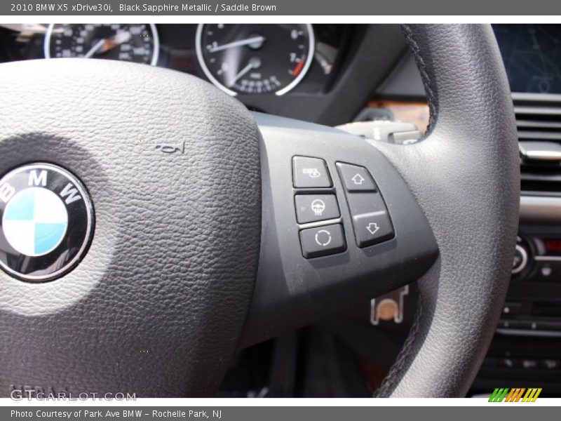Black Sapphire Metallic / Saddle Brown 2010 BMW X5 xDrive30i