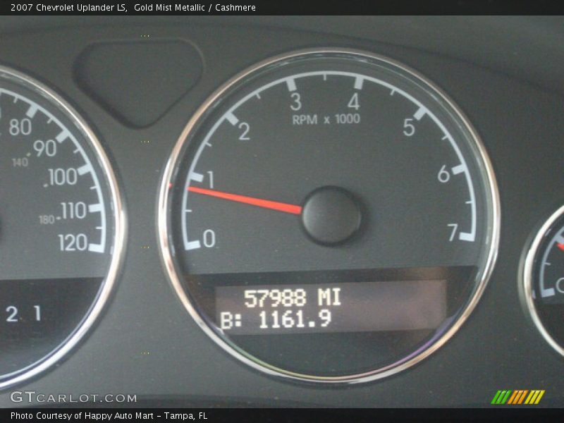 Gold Mist Metallic / Cashmere 2007 Chevrolet Uplander LS