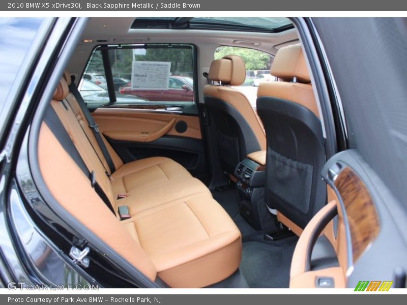 Black Sapphire Metallic / Saddle Brown 2010 BMW X5 xDrive30i