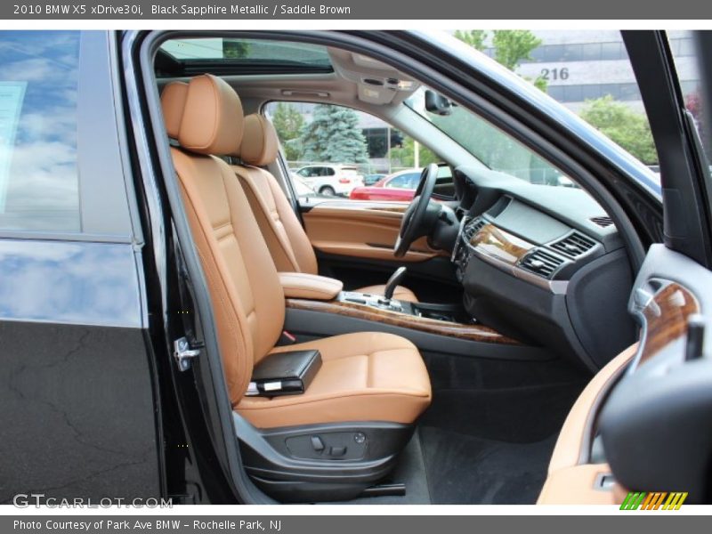 Black Sapphire Metallic / Saddle Brown 2010 BMW X5 xDrive30i