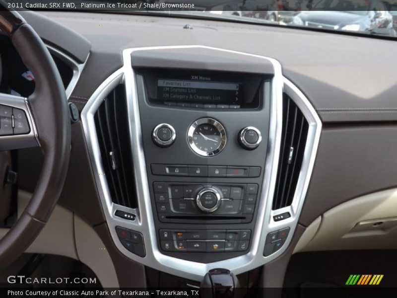 Platinum Ice Tricoat / Shale/Brownstone 2011 Cadillac SRX FWD