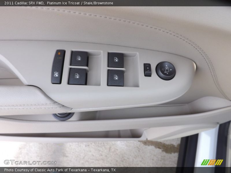Platinum Ice Tricoat / Shale/Brownstone 2011 Cadillac SRX FWD