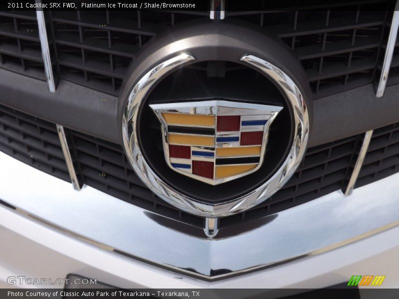 Platinum Ice Tricoat / Shale/Brownstone 2011 Cadillac SRX FWD