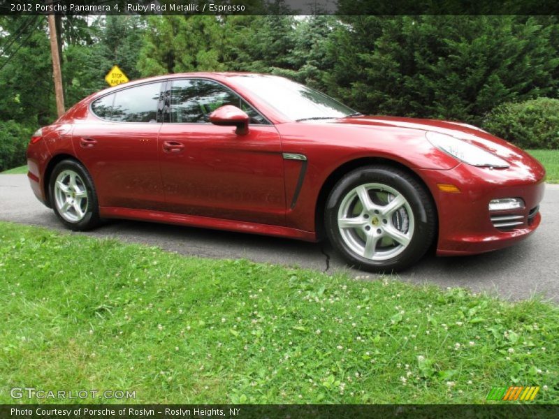 Ruby Red Metallic / Espresso 2012 Porsche Panamera 4