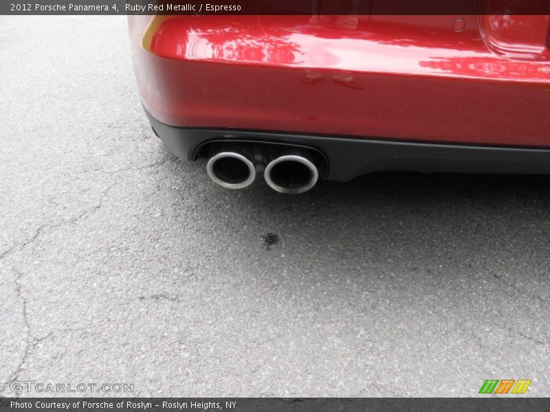 Exhaust of 2012 Panamera 4