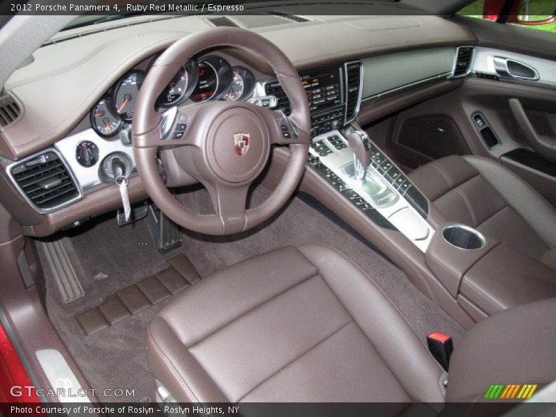 Espresso Interior - 2012 Panamera 4 