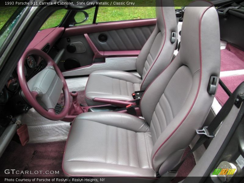 Front Seat of 1993 911 Carrera 4 Cabriolet