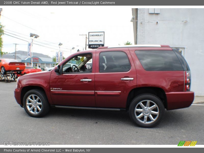 Red Jewel Tintcoat / Cocoa/Light Cashmere 2008 GMC Yukon Denali AWD