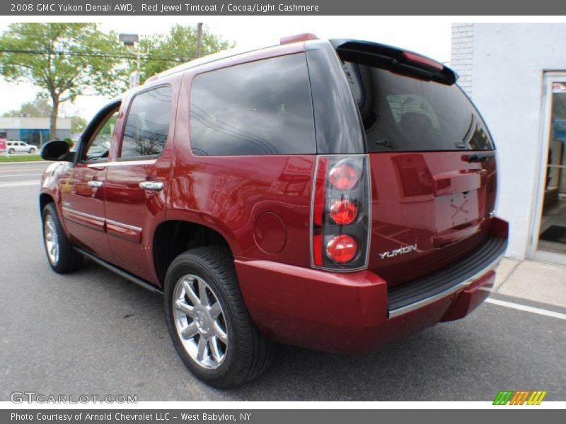 Red Jewel Tintcoat / Cocoa/Light Cashmere 2008 GMC Yukon Denali AWD