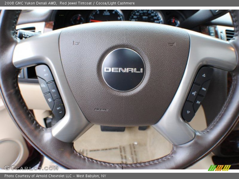 Red Jewel Tintcoat / Cocoa/Light Cashmere 2008 GMC Yukon Denali AWD