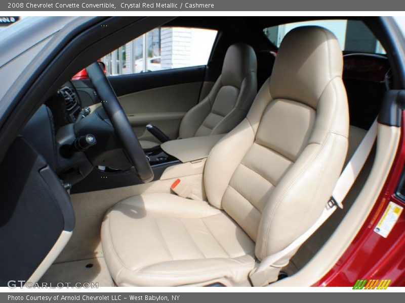 Front Seat of 2008 Corvette Convertible