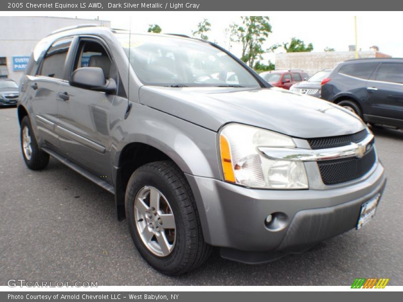 Dark Silver Metallic / Light Gray 2005 Chevrolet Equinox LS AWD