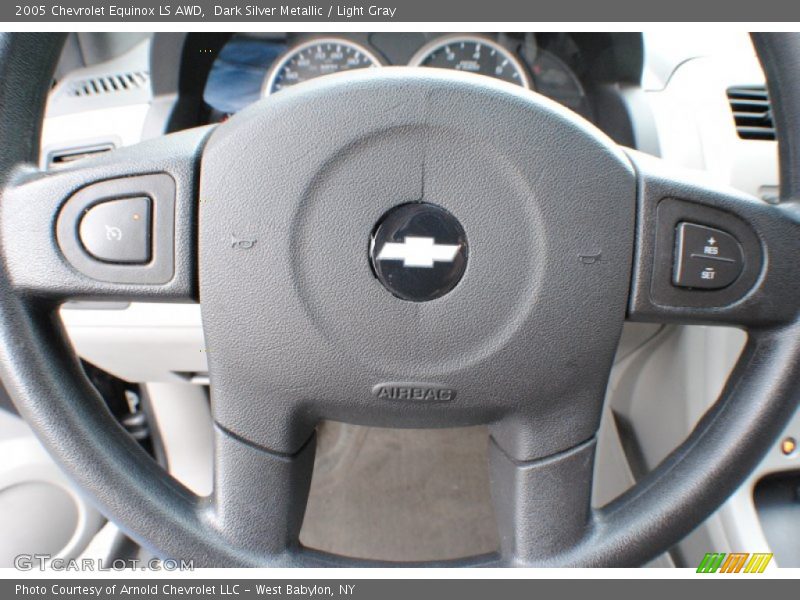 Dark Silver Metallic / Light Gray 2005 Chevrolet Equinox LS AWD