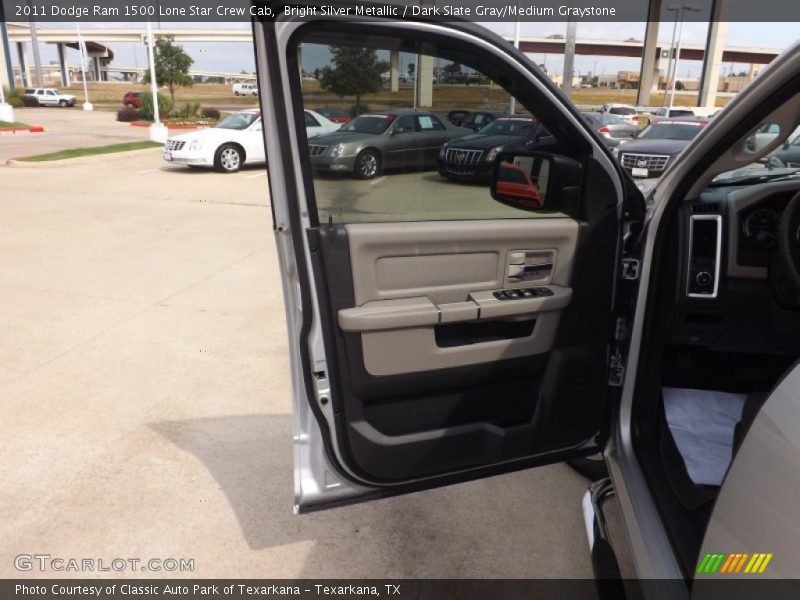 Bright Silver Metallic / Dark Slate Gray/Medium Graystone 2011 Dodge Ram 1500 Lone Star Crew Cab
