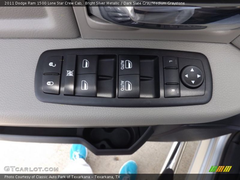 Bright Silver Metallic / Dark Slate Gray/Medium Graystone 2011 Dodge Ram 1500 Lone Star Crew Cab