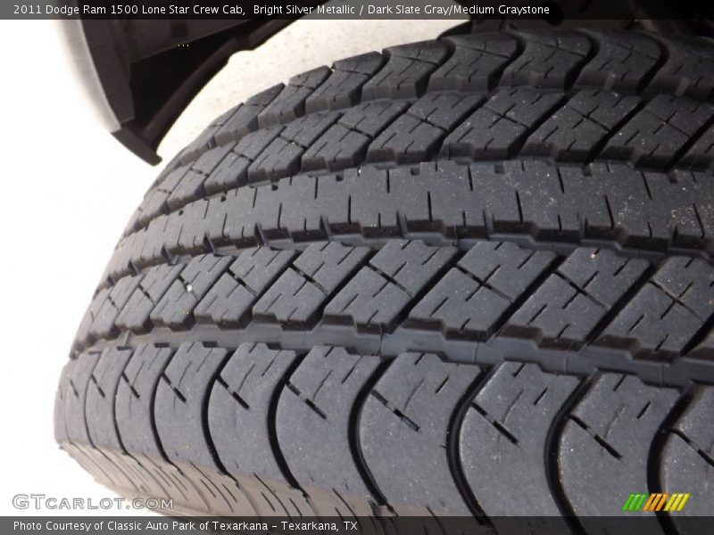 Bright Silver Metallic / Dark Slate Gray/Medium Graystone 2011 Dodge Ram 1500 Lone Star Crew Cab