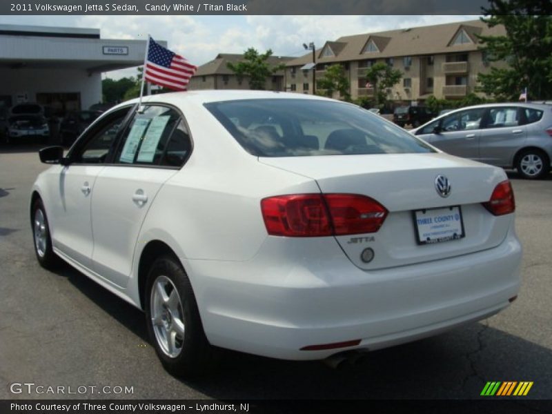 Candy White / Titan Black 2011 Volkswagen Jetta S Sedan