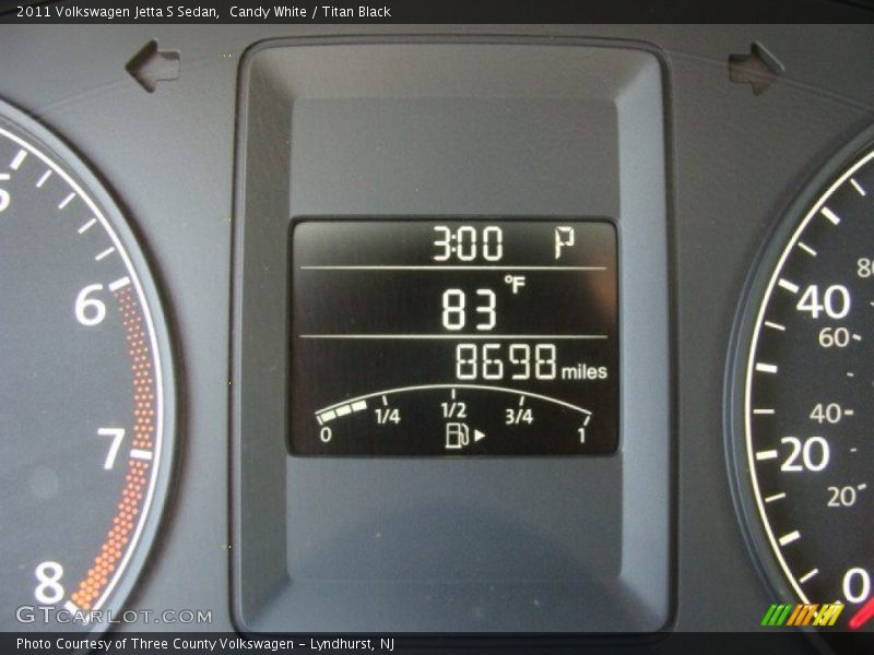 Candy White / Titan Black 2011 Volkswagen Jetta S Sedan