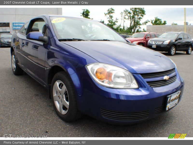 Laser Blue Metallic / Gray 2007 Chevrolet Cobalt LT Coupe