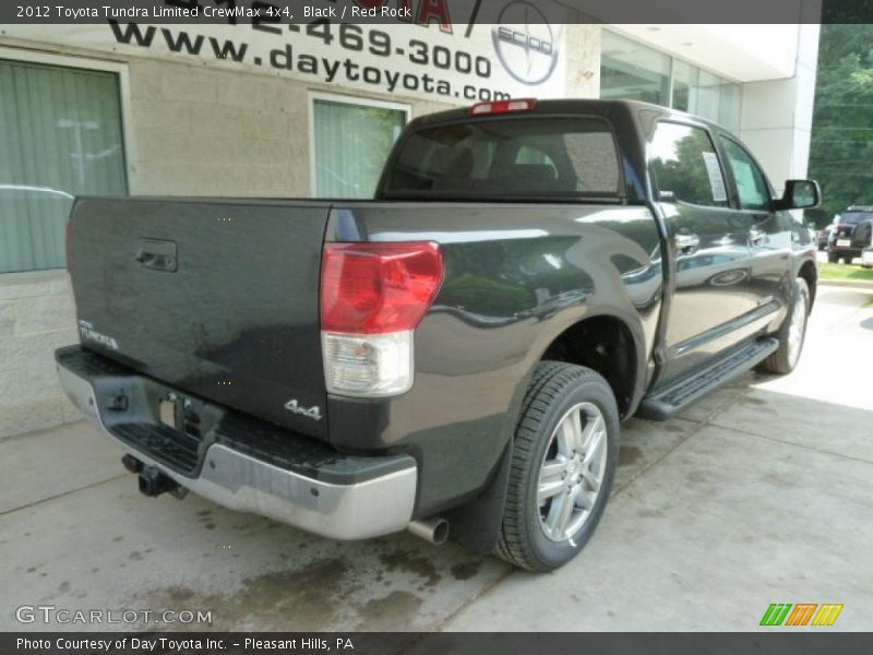 Black / Red Rock 2012 Toyota Tundra Limited CrewMax 4x4