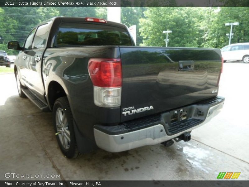 Black / Red Rock 2012 Toyota Tundra Limited CrewMax 4x4