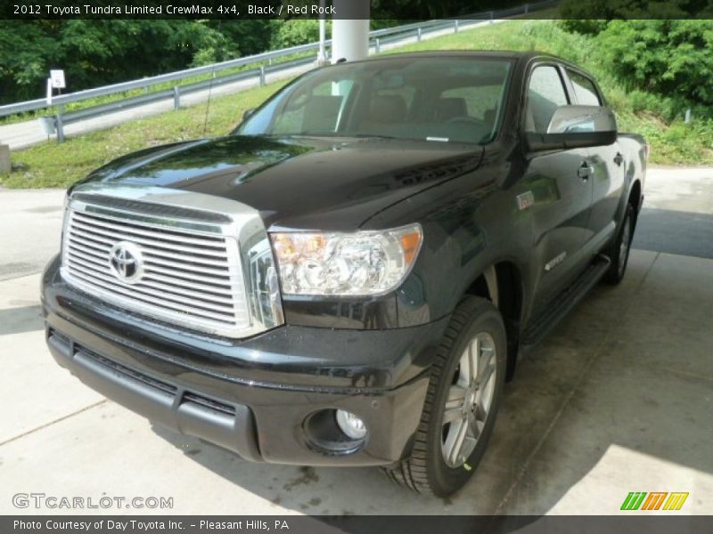 Black / Red Rock 2012 Toyota Tundra Limited CrewMax 4x4