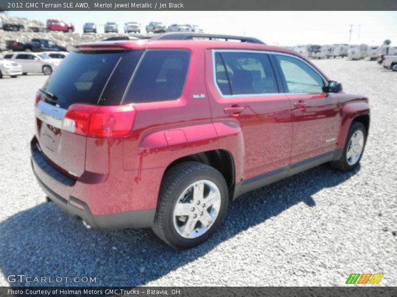 Merlot Jewel Metallic / Jet Black 2012 GMC Terrain SLE AWD