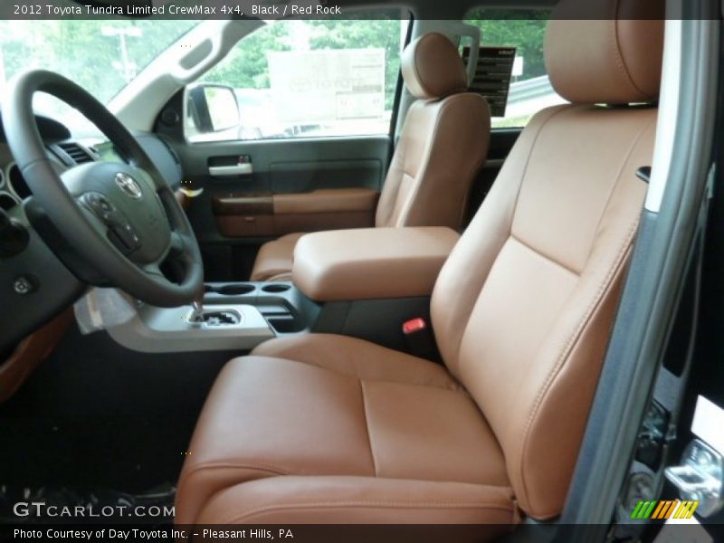 Black / Red Rock 2012 Toyota Tundra Limited CrewMax 4x4