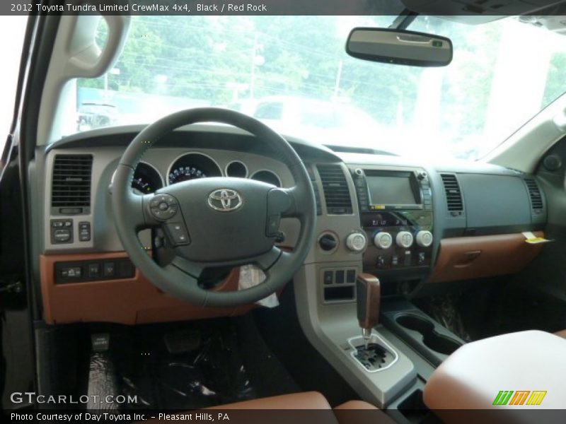 Black / Red Rock 2012 Toyota Tundra Limited CrewMax 4x4